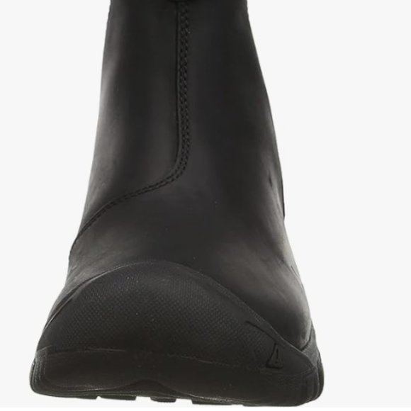 NEW Keen Womens Leather Greta Chelsea Mid Height Waterproof Snow Boot Sz 6 black - Picture 7 of 9